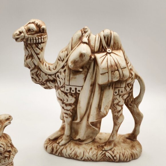 Vtg. Atlantic Mold Co. Hand Painted Set of 6 Animals Replacements Nativity *Pics - Picture 3 of 12